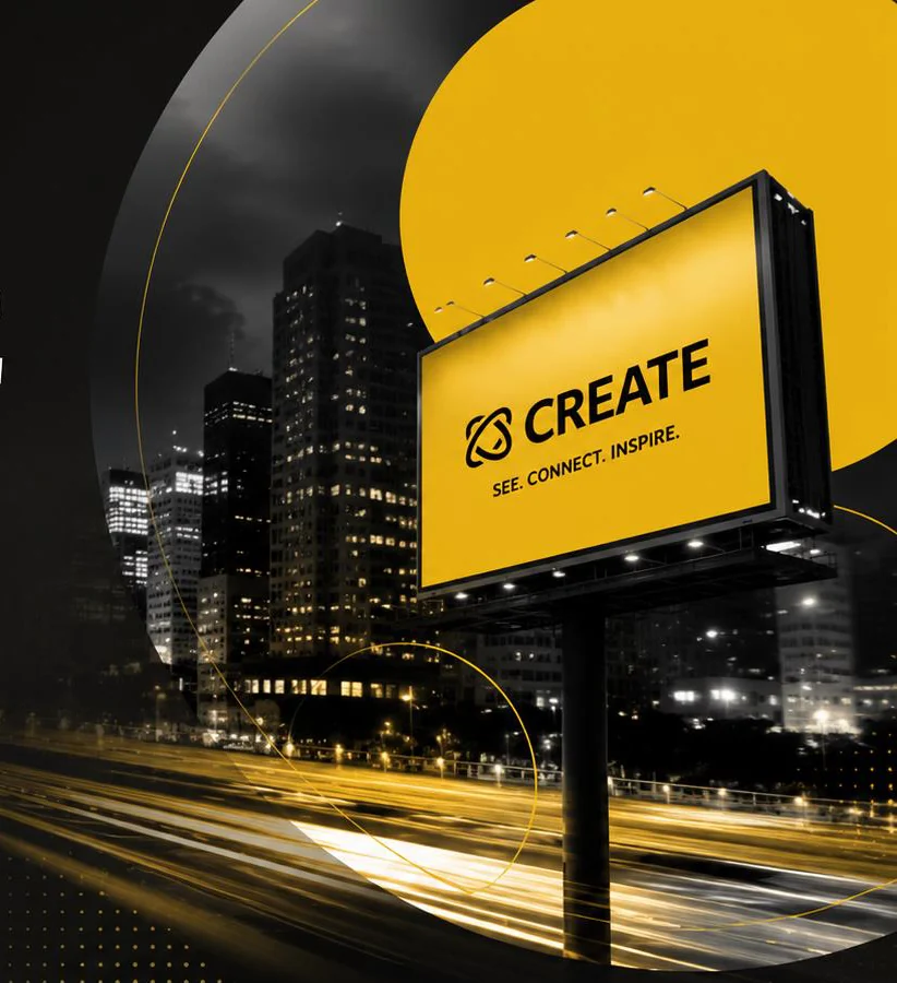 Night-time CREATE billboard environment