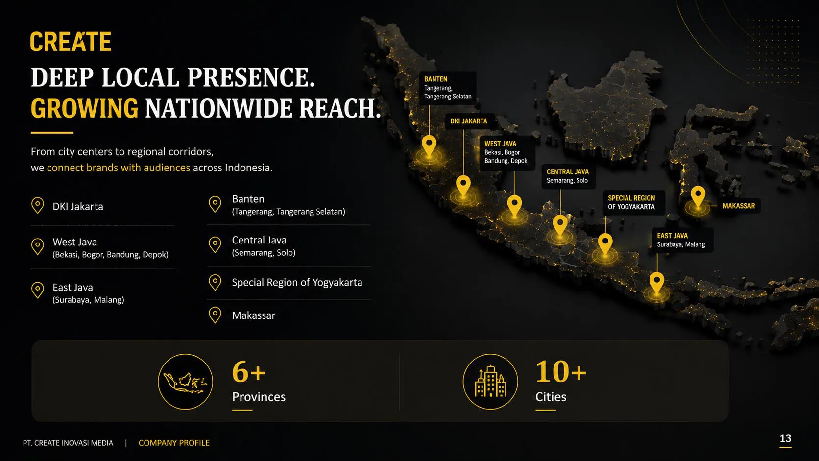 CREATE growing OOH reach across Indonesia