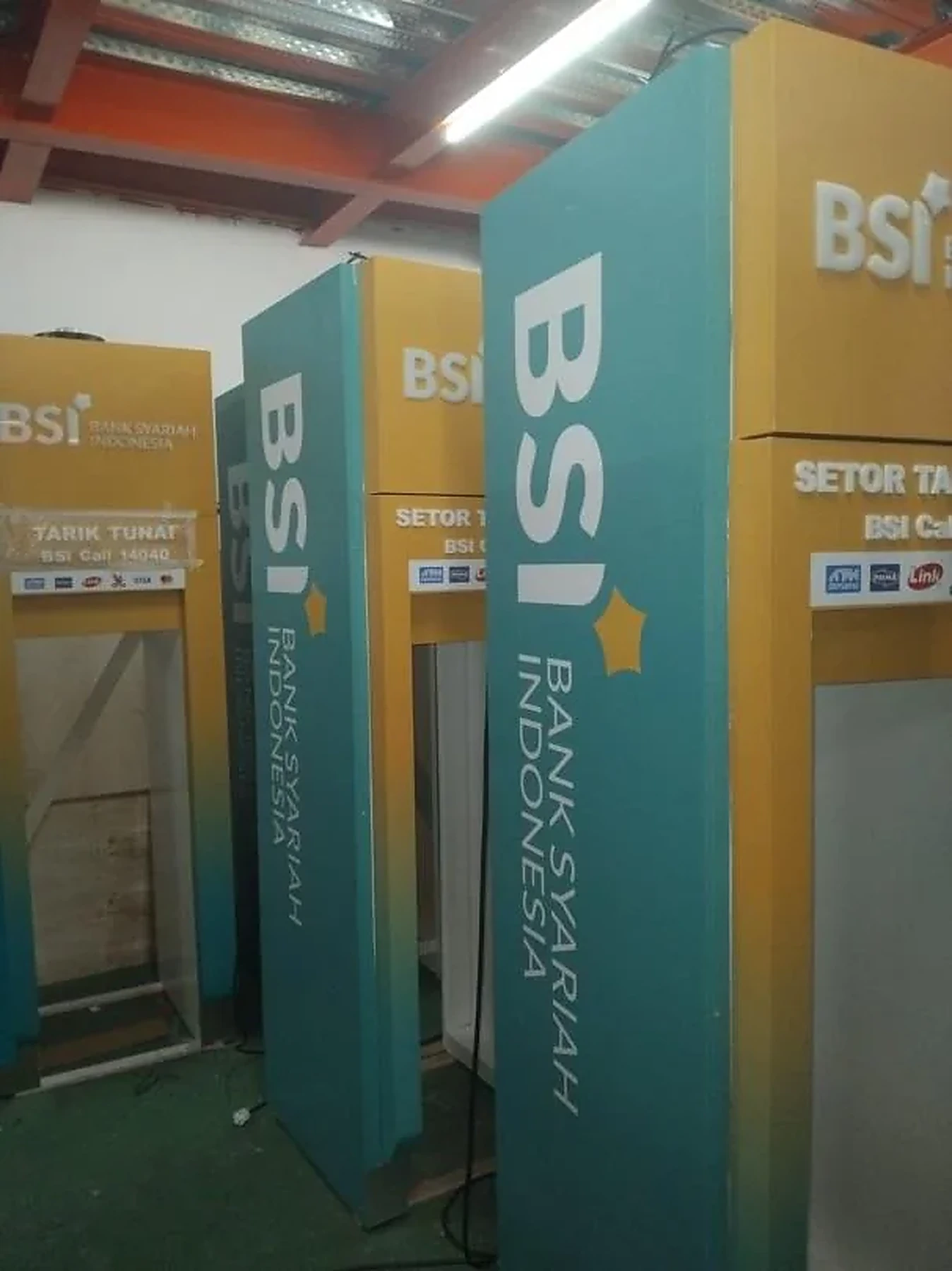 Bank Syariah Indonesia branded booth installation
