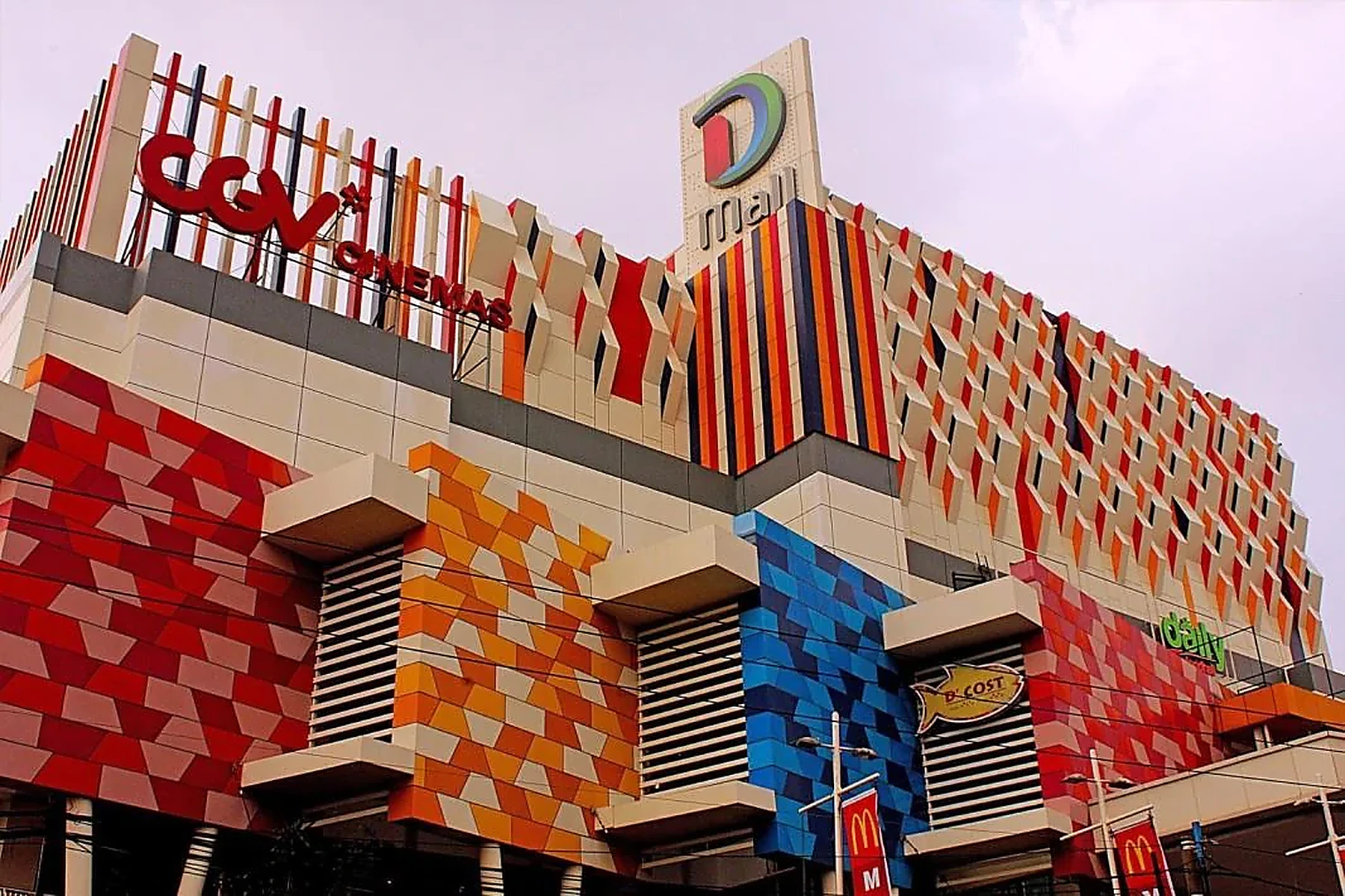 CGV D Mall facade signage in Depok